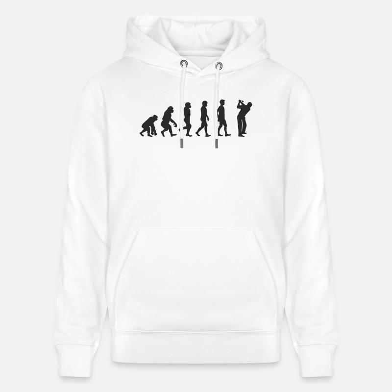 Evolution Golf - Stanley/Stella Unisex Bio-Hoodie CRUISER  - Weiß