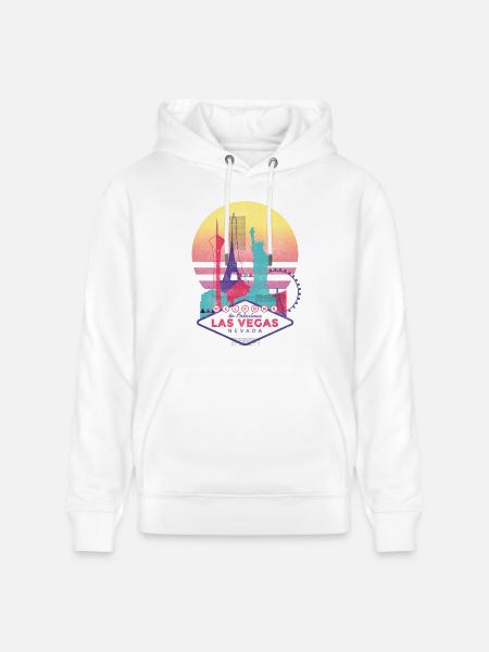 Las Vegas - Stanley/Stella Unisex Bio-Hoodie CRUISER - Weiß