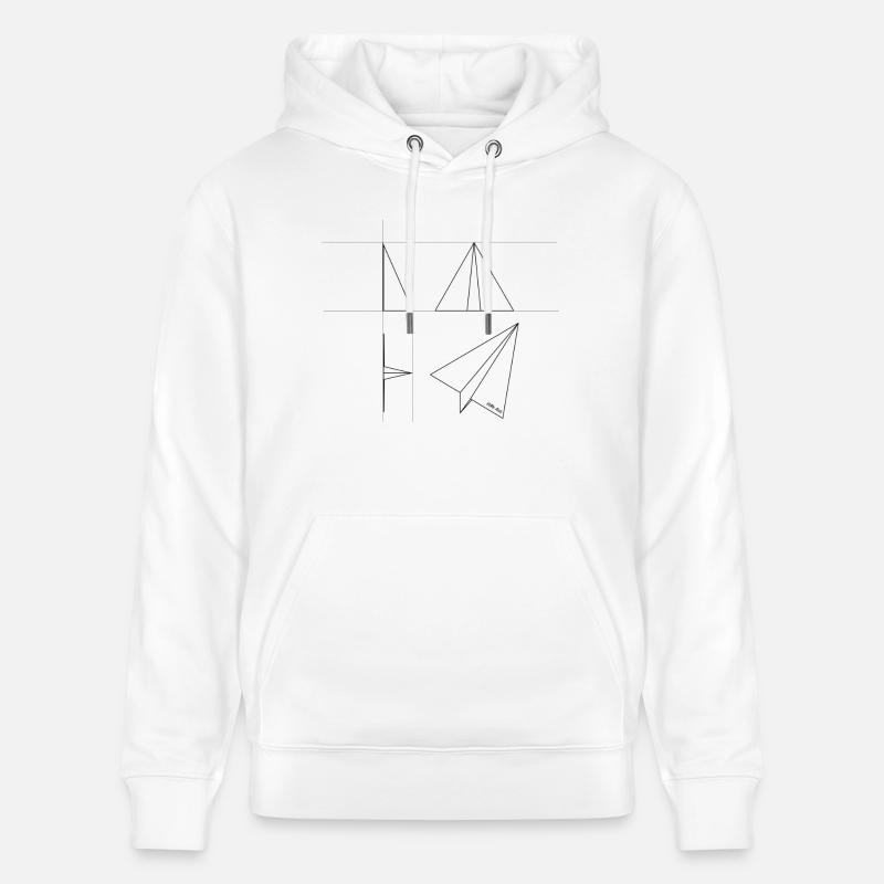 Plan de définition - Sweat à capuche bio CRUISER Stanley/Stella Unisexe - blanc