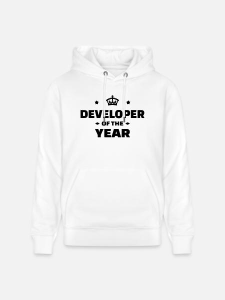 Entwickler / Informatiker / Programmierer / - Stanley/Stella Unisex Bio-Hoodie CRUISER - Weiß