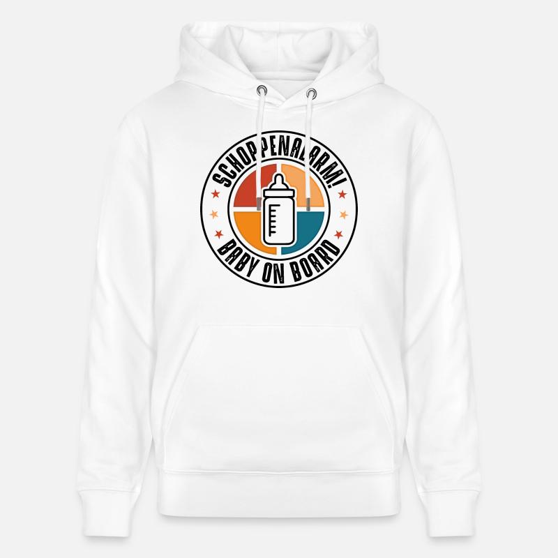 Alarme de bouteille - Sweat à capuche bio CRUISER Stanley/Stella Unisexe - blanc