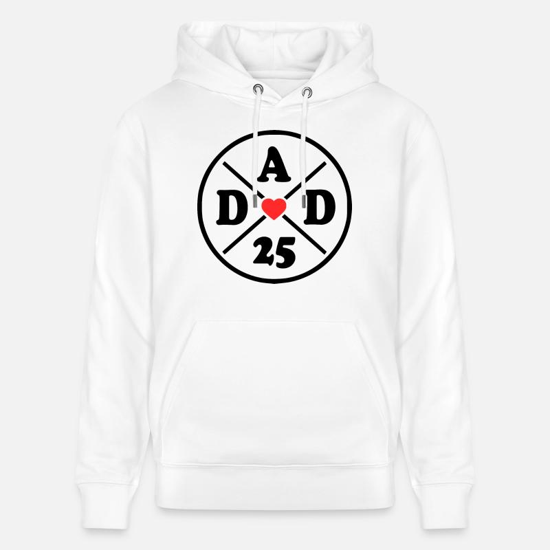 Dad 2025 - Sweat à capuche bio CRUISER Stanley/Stella Unisexe - blanc