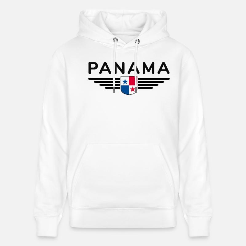 Conception du t-shirt Panama - Sweat à capuche bio CRUISER Stanley/Stella Unisexe - blanc