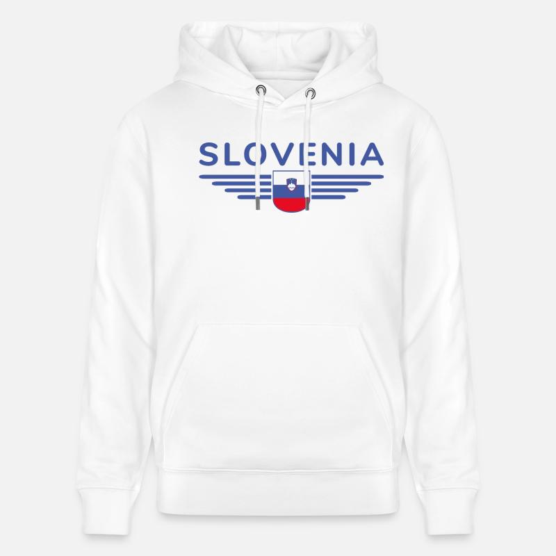 Design slovène élégant - Sweat à capuche bio CRUISER Stanley/Stella Unisexe - blanc