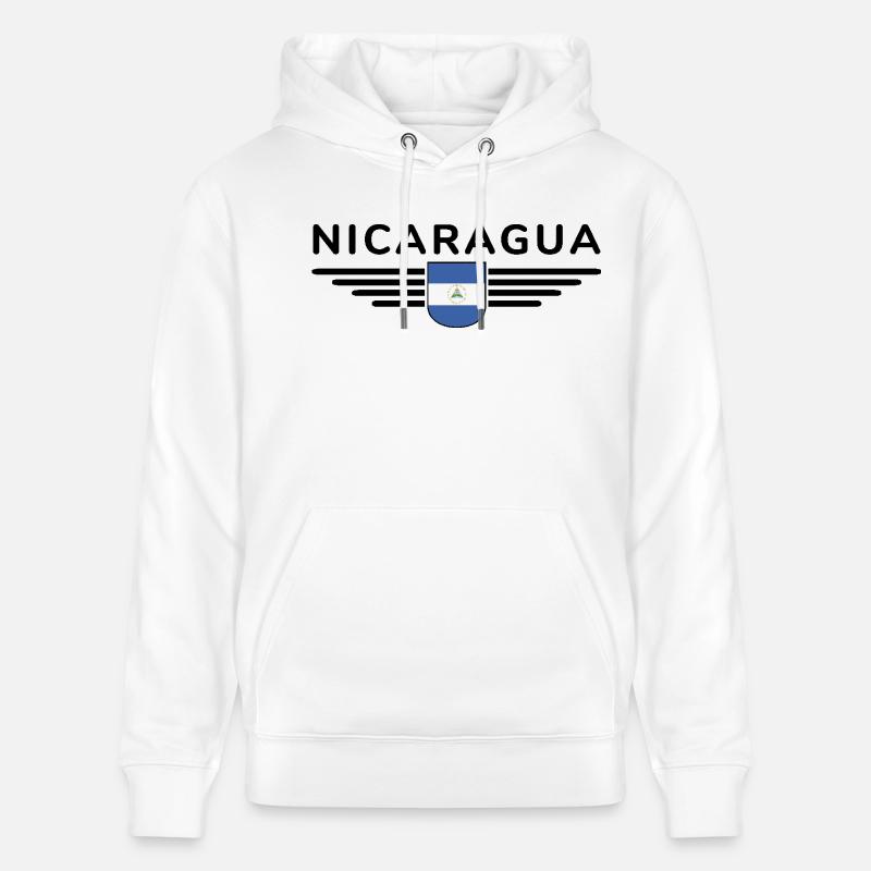 Conception d’un t-shirt Nicaragua - Sweat à capuche bio CRUISER Stanley/Stella Unisexe - blanc