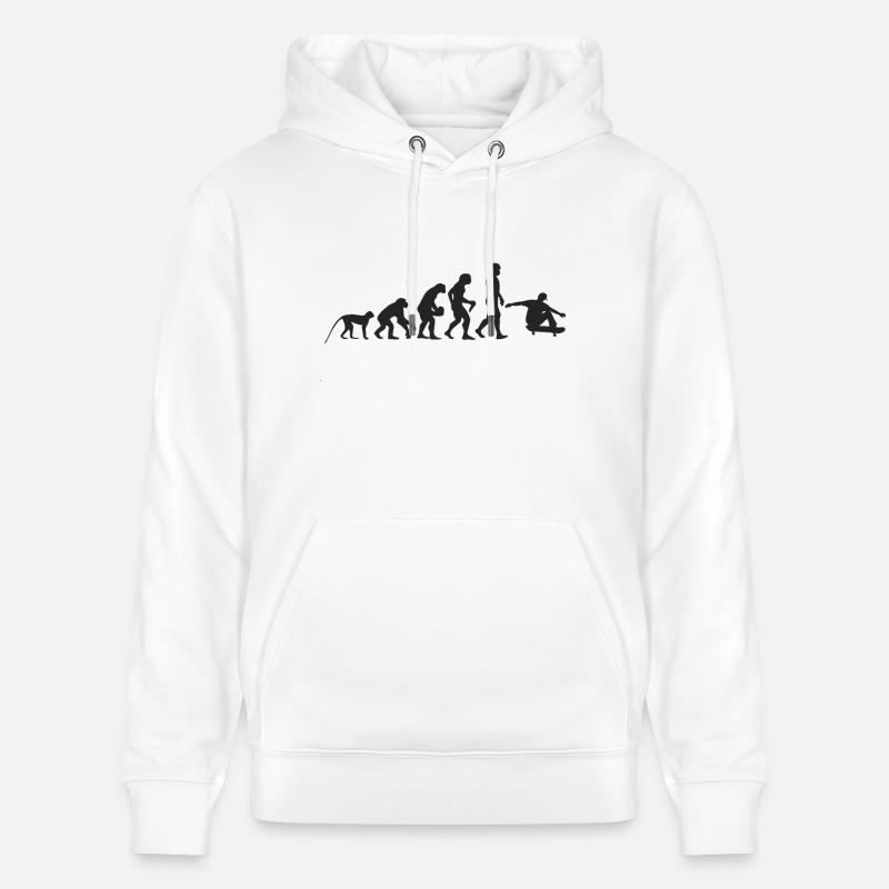 Evolution Skate - Sweat à capuche bio CRUISER Stanley/Stella Unisexe - blanc