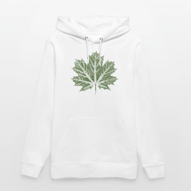 Maple Leaf / Leaf - BOTANICAL Maple Stanley/Stella CRUISER Unisex Organic Hoodie