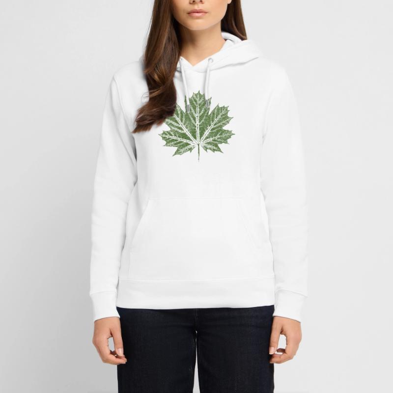 Maple Leaf / Leaf - BOTANICAL Maple Stanley/Stella CRUISER Unisex Organic Hoodie