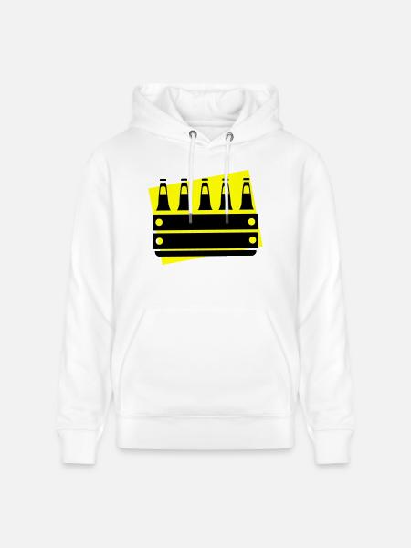 Bierkiste Kiste Bier - Stanley/Stella Unisex Bio-Hoodie CRUISER - Weiß