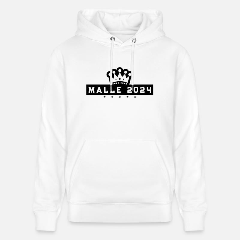 Malle 2024 Krone Vacances - Sweat à capuche bio CRUISER Stanley/Stella Unisexe - blanc