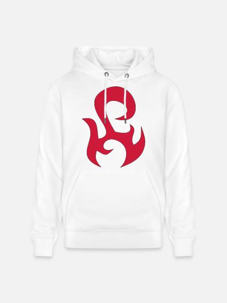 tribal - Stanley/Stella CRUISER Unisex Organic Hoodie - white