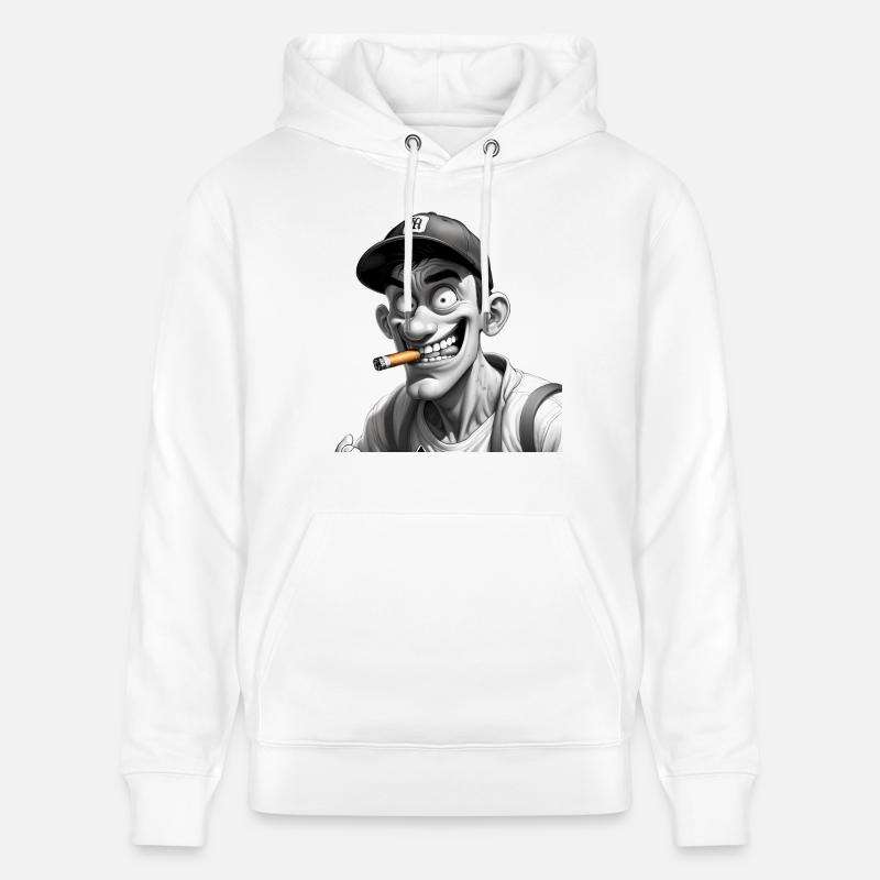 Anormal - Sweat à capuche bio CRUISER Stanley/Stella Unisexe - blanc