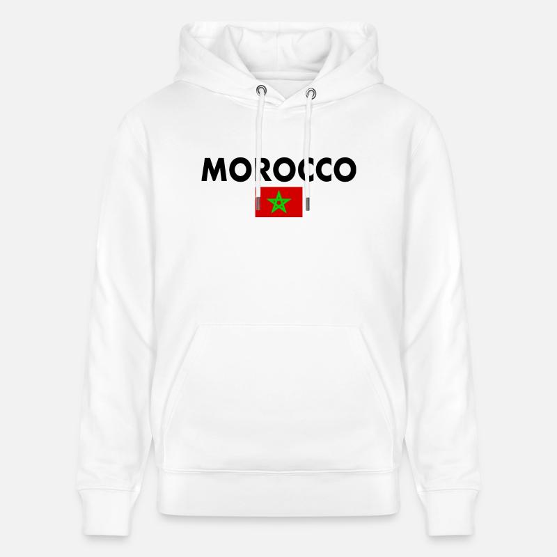 Maroc - Sweat à capuche bio CRUISER Stanley/Stella Unisexe - blanc