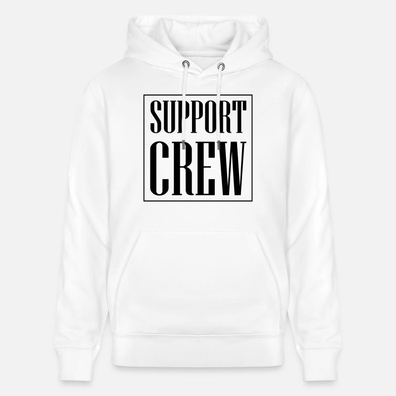 Support Crew - Stanley/Stella Unisex Bio-Hoodie CRUISER  - Weiß