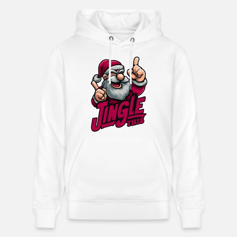Jingle This - Sweat à capuche bio CRUISER Stanley/Stella Unisexe - blanc