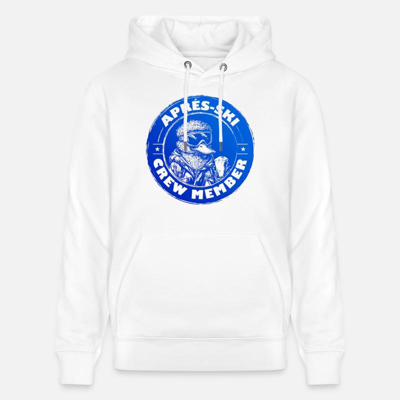 Dicton de l’équipe d’après-ski Duck - Sweat à capuche bio CRUISER Stanley/Stella Unisexe - blanc
