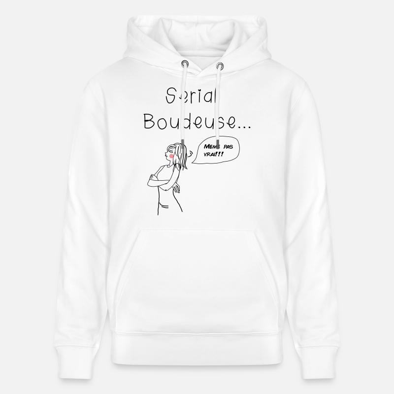 La boudeuse - Sweat à capuche bio CRUISER Stanley/Stella Unisexe - blanc