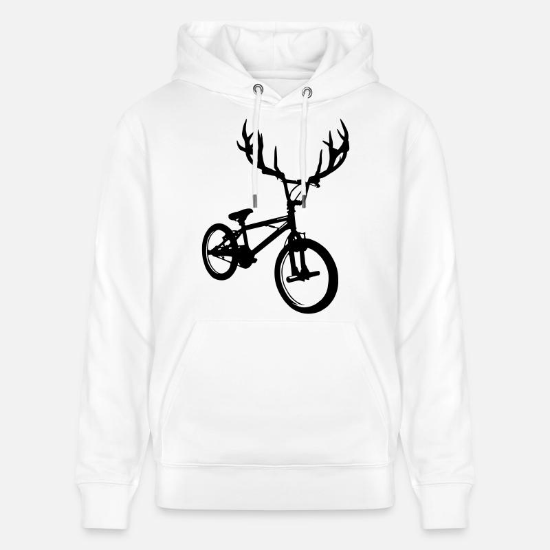 BMX sauvage - Sweat à capuche bio CRUISER Stanley/Stella Unisexe - blanc