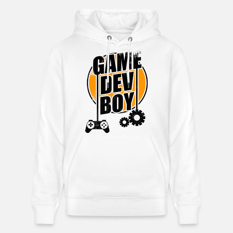Game Dev Junge - Stanley/Stella Unisex Bio-Hoodie CRUISER  - Weiß