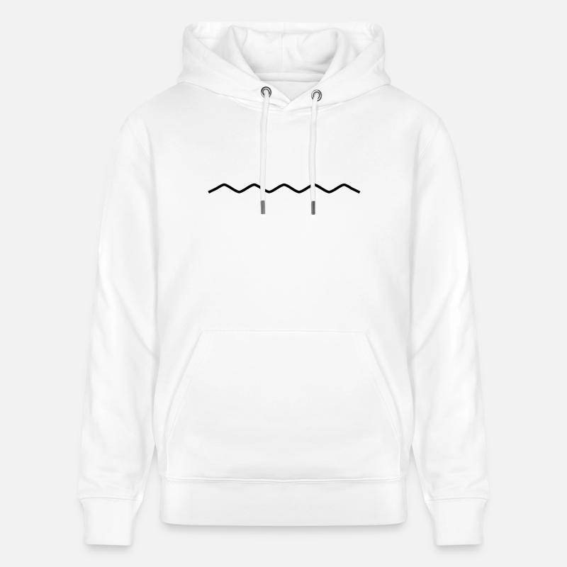 serpentine - Sweat à capuche bio CRUISER Stanley/Stella Unisexe - blanc