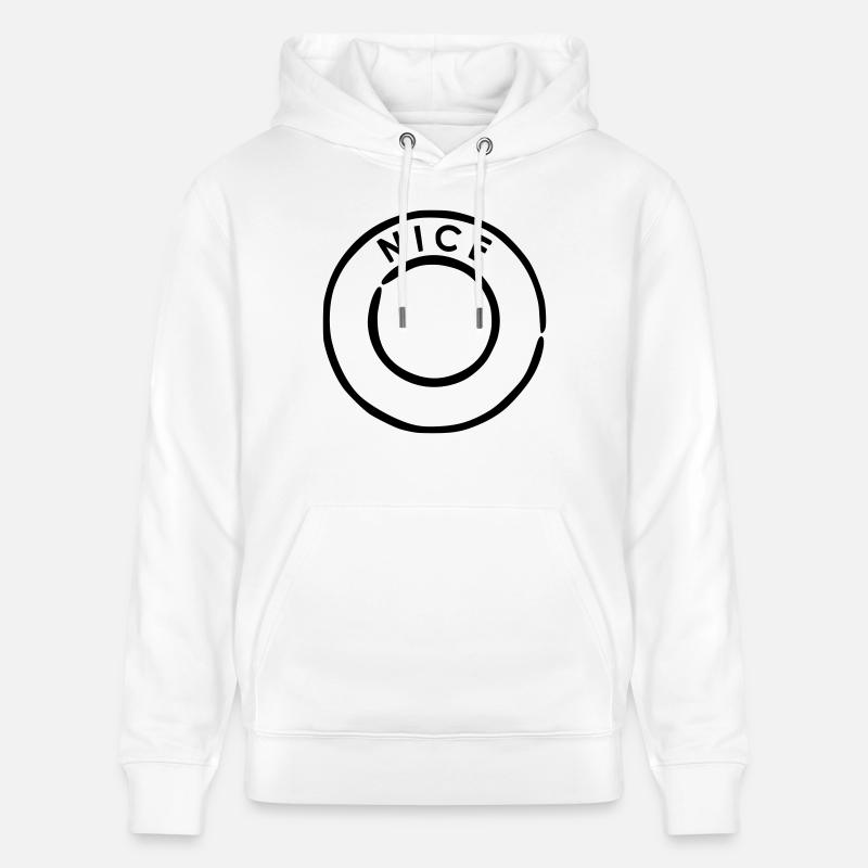 Nice - Sweat à capuche bio CRUISER Stanley/Stella Unisexe - blanc
