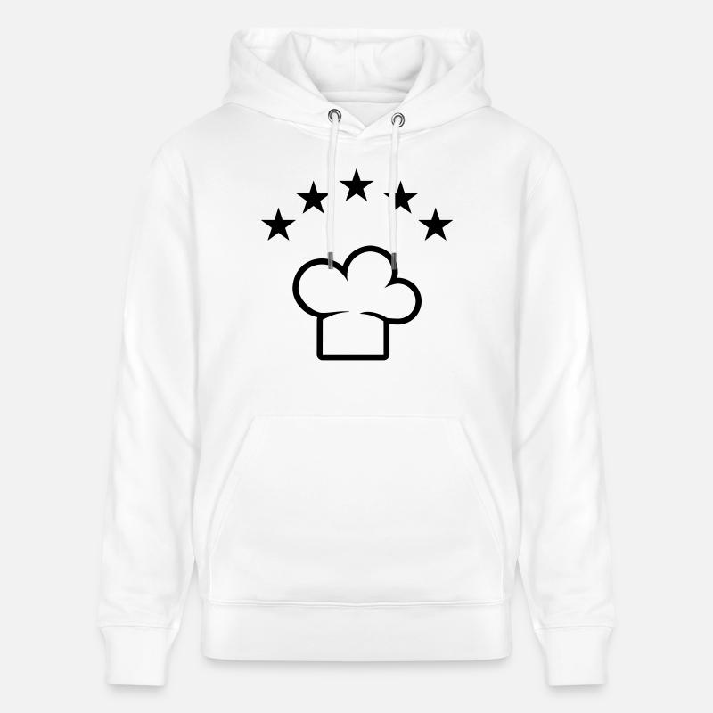 Chef - Sweat à capuche bio CRUISER Stanley/Stella Unisexe - blanc