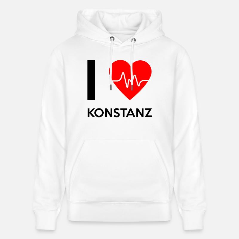 J'aime Constance - J'aime Constance - Sweat à capuche bio CRUISER Stanley/Stella Unisexe - blanc