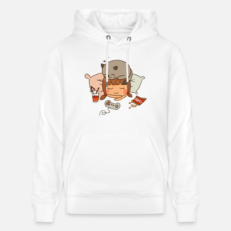 Weekend plan - Sweat à capuche bio CRUISER Stanley/Stella Unisexe - blanc