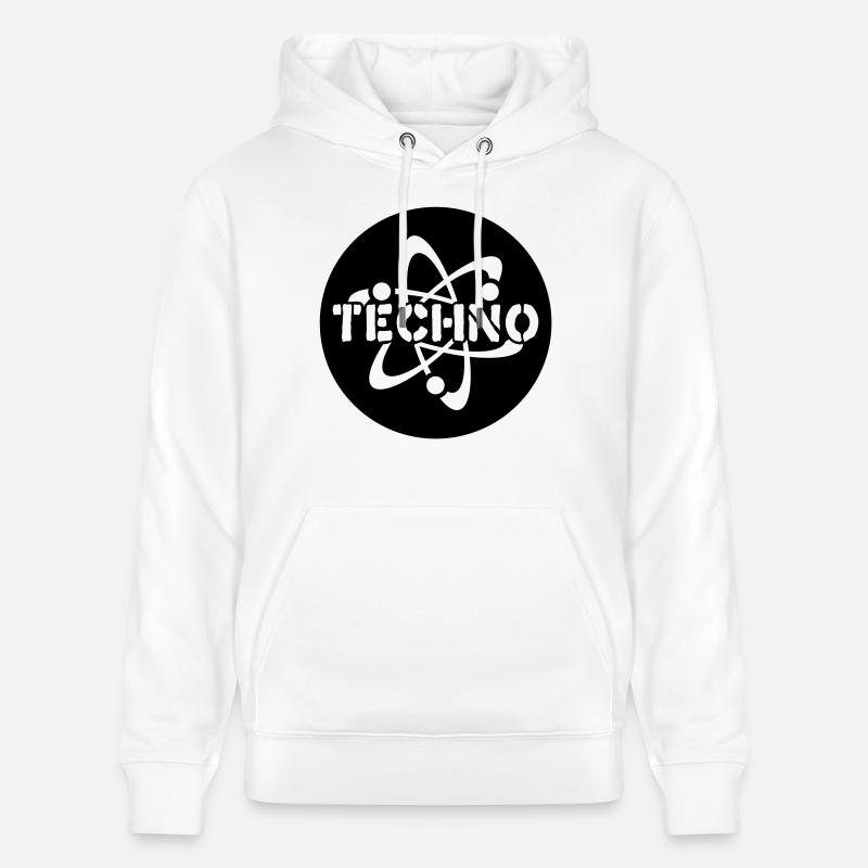 Techno__V005 - Sweat à capuche bio CRUISER Stanley/Stella Unisexe - blanc