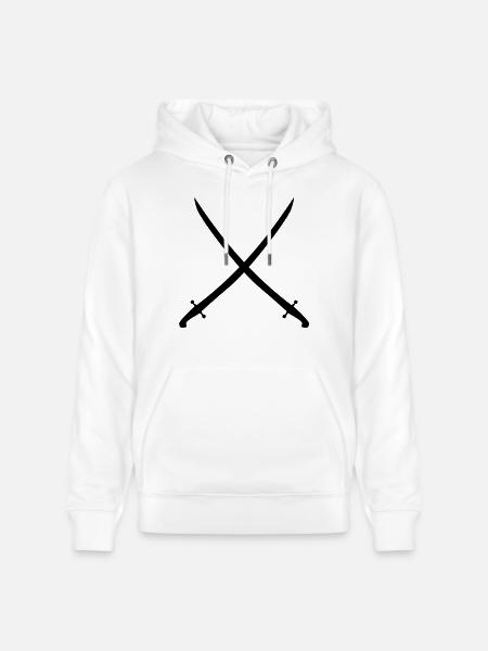 Saber sword - Stanley/Stella CRUISER Unisex Organic Hoodie - white