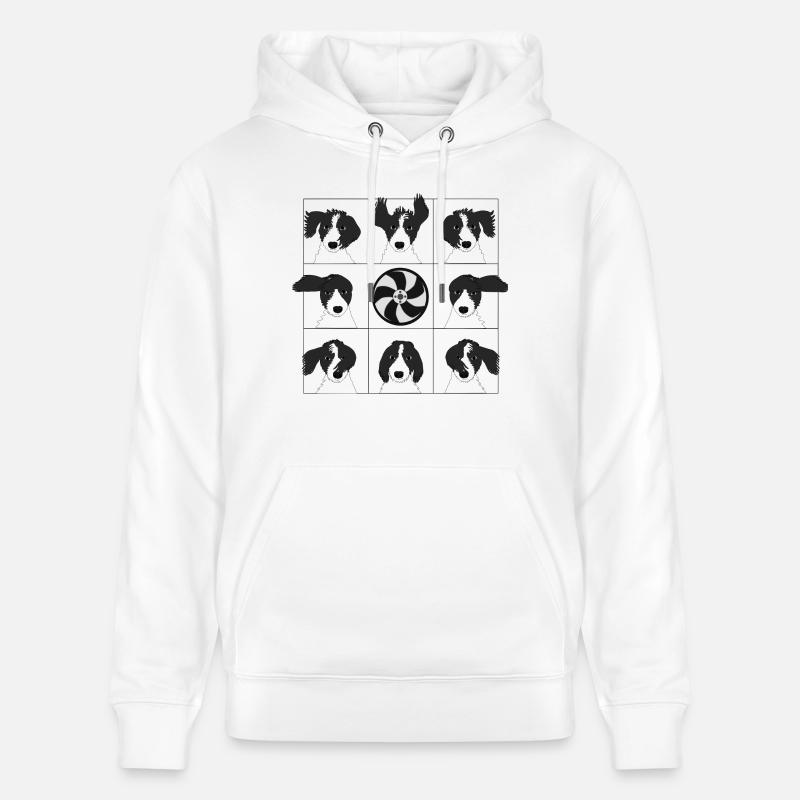 Zotti ventilateur - Sweat à capuche bio CRUISER Stanley/Stella Unisexe - blanc