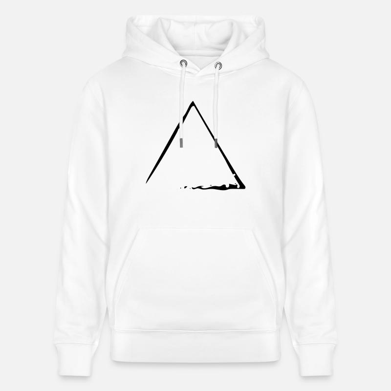 Élément feu - Sweat à capuche bio CRUISER Stanley/Stella Unisexe - blanc