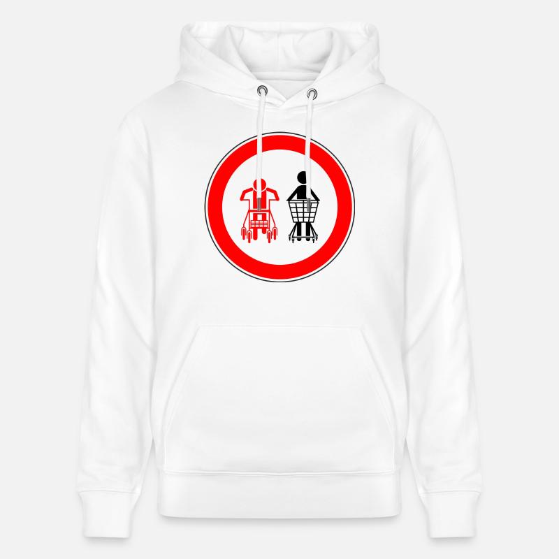 Course - Sweat à capuche bio CRUISER Stanley/Stella Unisexe - blanc