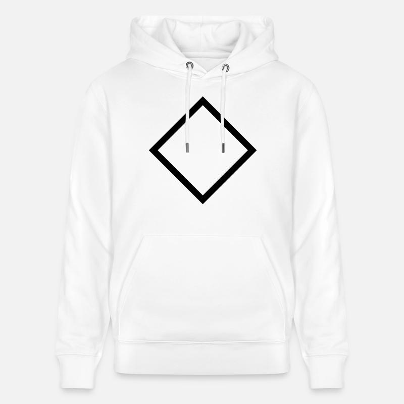 Diamant - Sweat à capuche bio CRUISER Stanley/Stella Unisexe - blanc