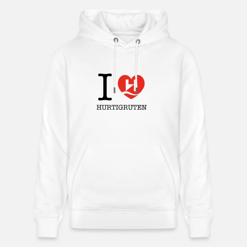 Hurtigruten Amour - Sweat à capuche bio CRUISER Stanley/Stella Unisexe - blanc