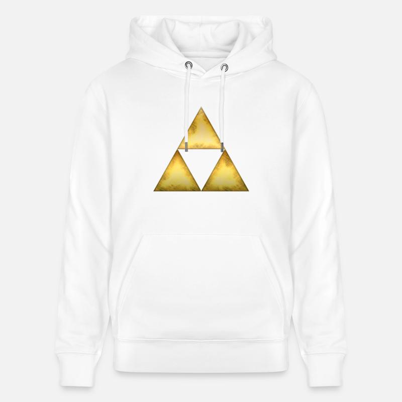 Triangle de Sierpinski - Sweat à capuche bio CRUISER Stanley/Stella Unisexe - blanc