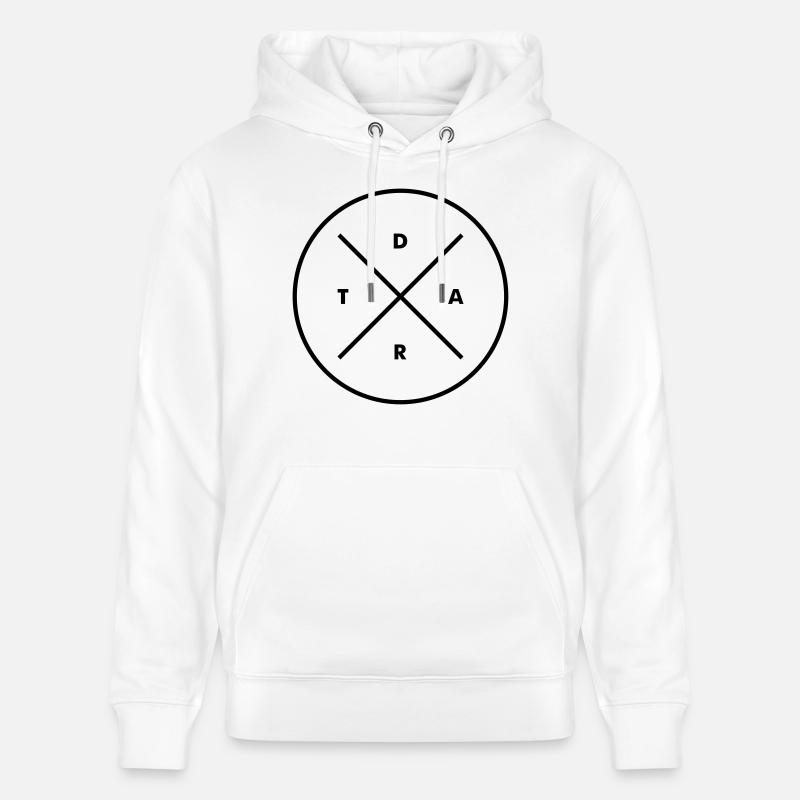 Hipster Dart - Sweat à capuche bio CRUISER Stanley/Stella Unisexe - blanc