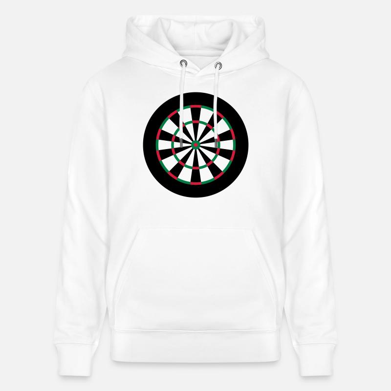 Dart Board - Sweat à capuche bio CRUISER Stanley/Stella Unisexe - blanc