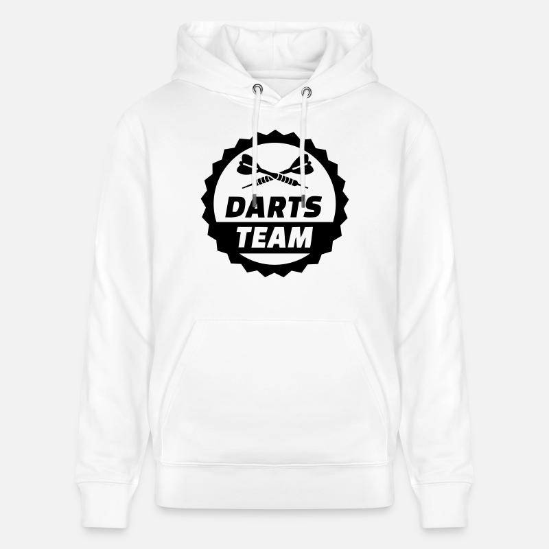 Darts Team - Sweat à capuche bio CRUISER Stanley/Stella Unisexe - blanc