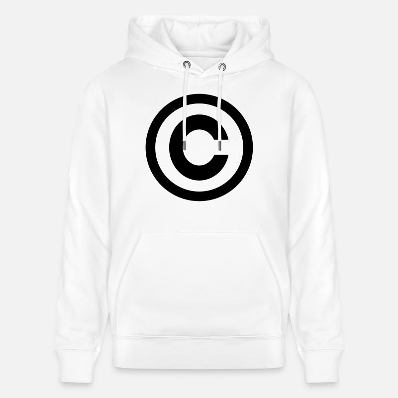 Copyright - Sweat à capuche bio CRUISER Stanley/Stella Unisexe - blanc
