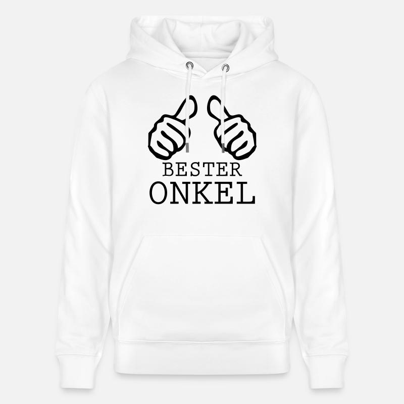 bester onkel - Stanley/Stella Unisex Bio-Hoodie CRUISER  - Weiß