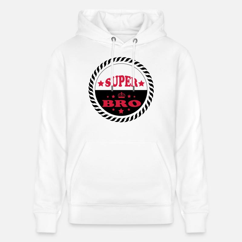 Super bro 111 - Sweat à capuche bio CRUISER Stanley/Stella Unisexe - blanc