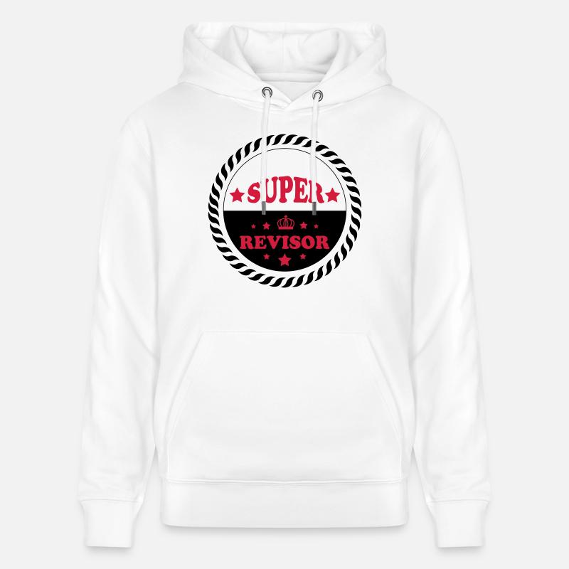 Super revisor - Sweat à capuche bio CRUISER Stanley/Stella Unisexe - blanc