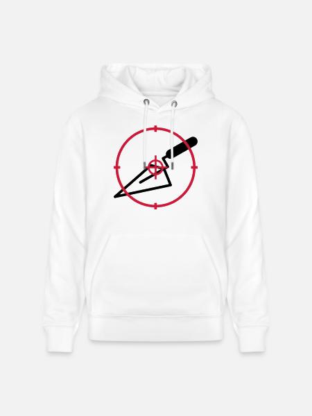 fliselægger / byggeri / tiler / murer - Stanley/Stella CRUISER økologisk unisex-hoodie - hvid
