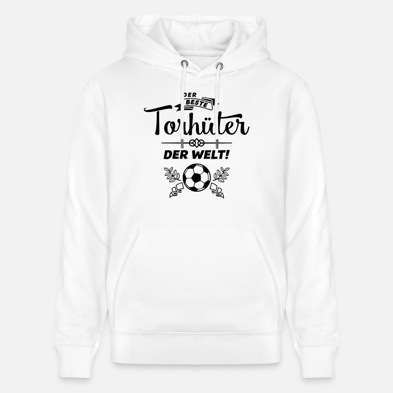 der beste torhüter - Stanley/Stella Unisex Bio-Hoodie CRUISER  - Weiß