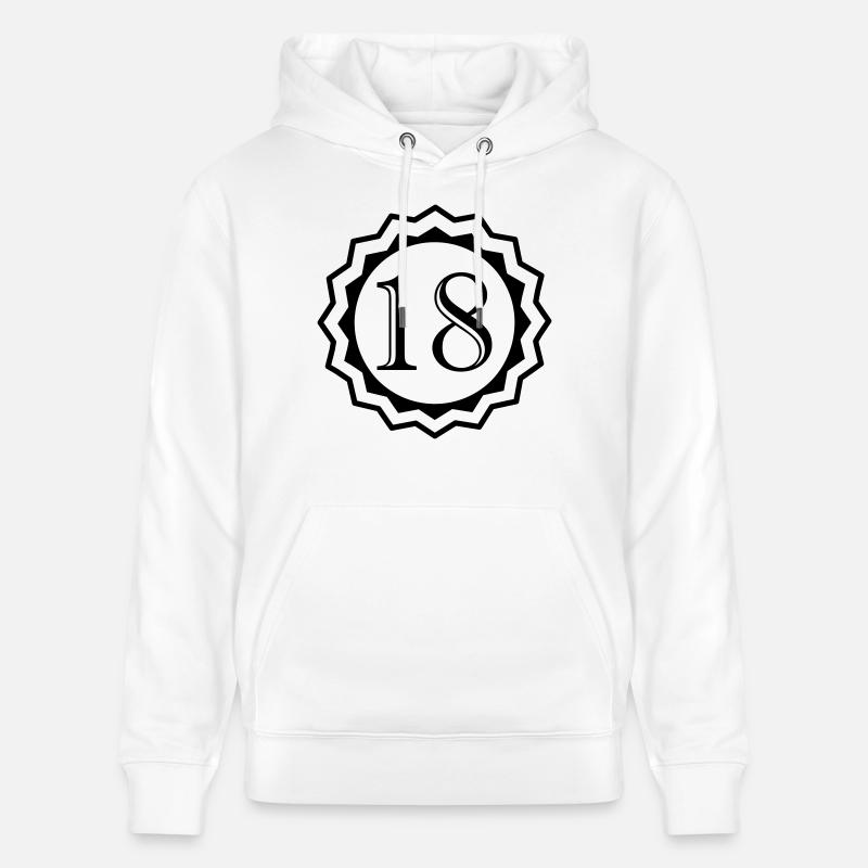 18 - Sweat à capuche bio CRUISER Stanley/Stella Unisexe - blanc