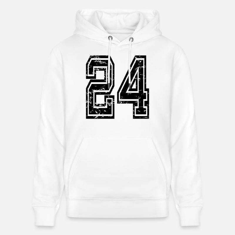 24 Erzincan Nr 24 utilisé - Sweat à capuche bio CRUISER Stanley/Stella Unisexe - blanc