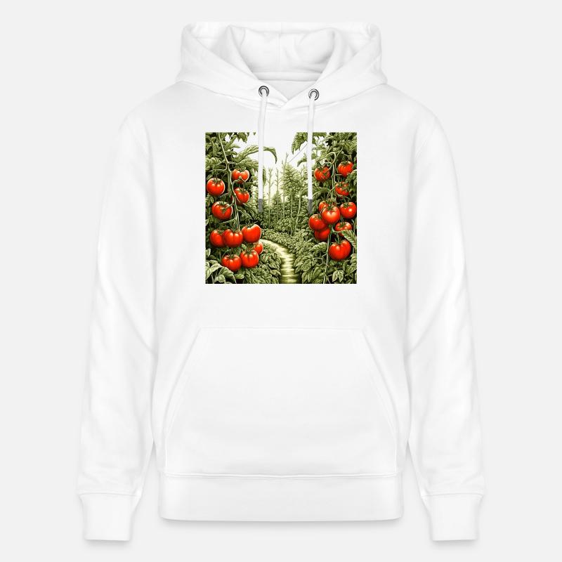 Plants de tomates - Sweat à capuche bio CRUISER Stanley/Stella Unisexe - blanc