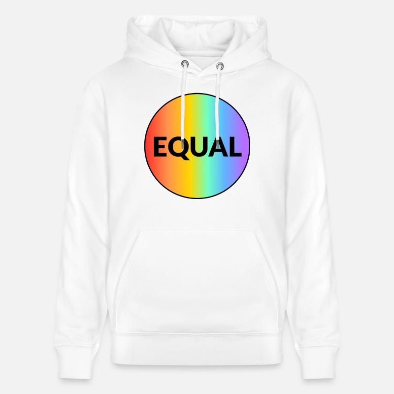 EQUAL - Regenbogen Gay Pride - Stanley/Stella Unisex Bio-Hoodie CRUISER  - Weiß