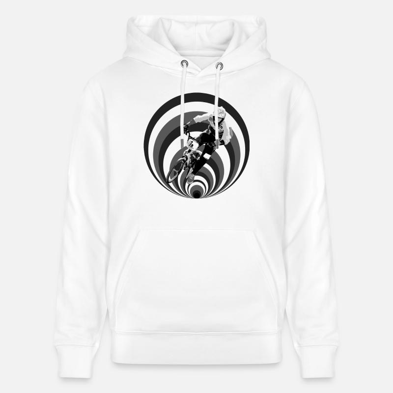 bmx race racing - Sweat à capuche bio CRUISER Stanley/Stella Unisexe - blanc